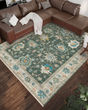 Marbella MB6 Olive Area Rug