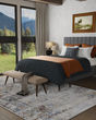 Melrose 39P0F Gray/Red/Blue Area Rug