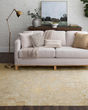 Memento Reflection Beige Area Rug