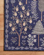 Menagerie MEN-02 Navy Area Rug
