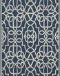 Meridian 2205b Navy/Ivory Area Rug