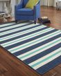 Meridian 5701b Blue/Ivory Area Rug