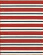 Meridian 5701r Red/Blue Area Rug