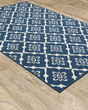 Meridian 5703b Navy/Ivory Area Rug