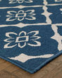 Meridian 5703b Navy/Ivory Area Rug