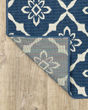 Meridian 5703b Navy/Ivory Area Rug