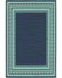 Meridian 9650b Navy/Green Area Rug
