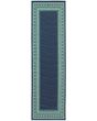 Meridian 9650b Navy/Green Area Rug