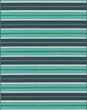 Meridian 9652f Blue/Green Area Rug
