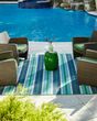 Meridian 9652f Blue/Green Area Rug