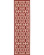 Meridian 9754r Red/Ivory Area Rug