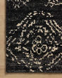 Meryl MEY-03 Black/Ivory Area Rug