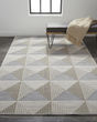Micah 3044F Ivory/Gray/Ivory Area Rug