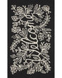 Minnie MIN-03 Black Area Rug