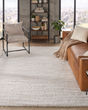 Modern Shag MMD05 Ivory Beige Area Rug