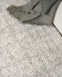 Modern Shag MMD06 Ivory Grey Area Rug