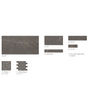 Modern Slate Taupe Porcelain Tile
