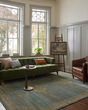 Mona MOA-04 Aqua/Wheat Area Rug