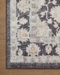 Monroe MON-05 Charcoal/Natural Area Rug