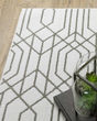 Montecito 4158w White/Grey Area Rug