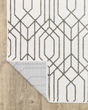 Montecito 4158w White/Grey Area Rug
