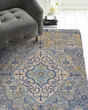 Morris 2232 Blue/Yellow Gramercy Area Rug