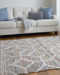 Mynka 39ICF Tan/Taupe/Ivory Area Rug
