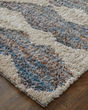 Mynka 39IFF Tan/Ivory/Blue Area Rug