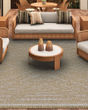 Naturalistic Rattan Natural/Cream Area Rug