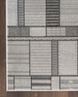 Nordic NRC04 Black Grey Area Rug