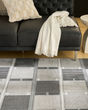 Nordic NRC09 Grey Black Area Rug
