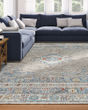 Nostalgia Hamadan Denim Tawny Area Rug