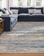 Nostalgia Mystic Denim Tawny Area Rug