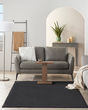 Nourison Essentials NRE01 Black Area Rug
