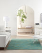 Nourison Essentials NRE01 Blue Green Rug
