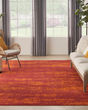 Nourison Essentials NRE03 Red Area Rug