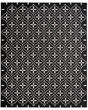 Nourison Essentials NRE04 Black Ivory Rug