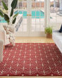 Nourison Essentials NRE04 Brick Ivory Rug