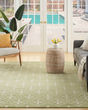 Nourison Essentials NRE04 Green Ivory Rug