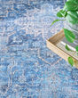 Nourison Washables NWB15 Blue Area Rug