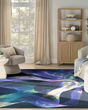 Nourison Washables NWB16 Blue Rug
