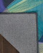 Nourison Washables NWB16 Blue Rug