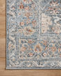 Odette ODT-07 Sky/Rust Area Rug