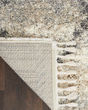 Oslo Shag OSL01 Ivory/Grey Area Rug