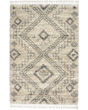 Oslo Shag OSL02 Ivory/Grey Area Rug