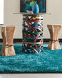Cosmo 81104 Teal Area Rug