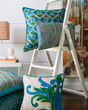P0242 Blue/Multi 13"x21" Pillow