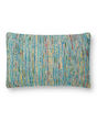 P0242 Blue/Multi 13"x21" Pillow