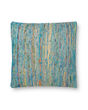 P0242 Blue/Multi 22"x22" Pillow