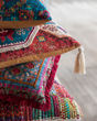 P0535 Red/Multi 13"x21" Pillow